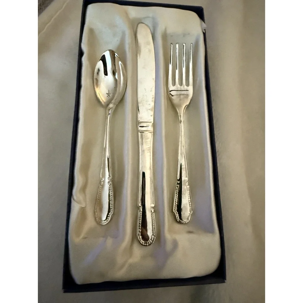 Vintage Children's Knife, Fork and Spoon